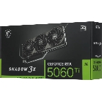 Видеокарта MSI RTX 5060Ti SHADOW 3X OC CLASSIC 8Gb GDDR7 128bit 3xDP HDMI 3FAN RTL
