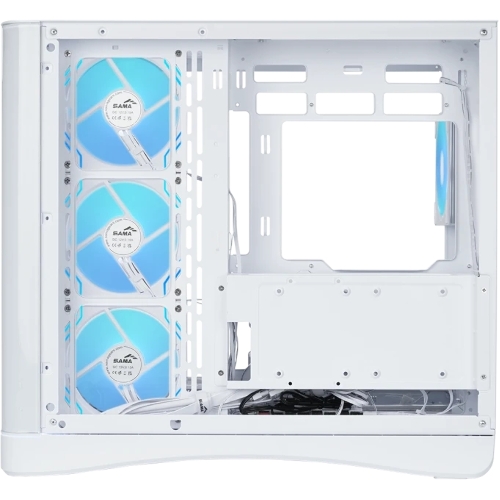 Корпус SAMA V62S, Midi-Tower, белый, 4 x 120 мм