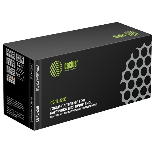 Картридж лазерный Cactus CS-TL-420E TL-420E черный (1500 стр.) для Pantum M7100/P3010/P3300/M6700/M6800