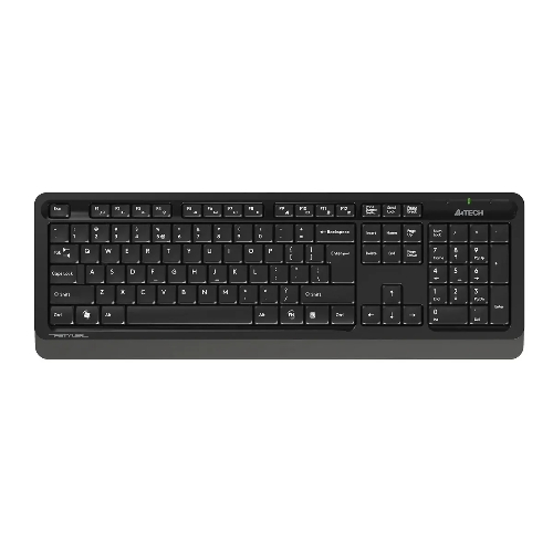 Комплект клавиатура+мышь A4Tech FStyler FG1010S беспроводной, USB, 2000 DPI, чёрный/серый