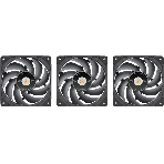Вентилятор Thermaltake Toughfan EX14 Pro реверсивный 140x140x25mm черный 4-pin 31.6-34.1dB Ret (CL-F172-PL14BL-A)