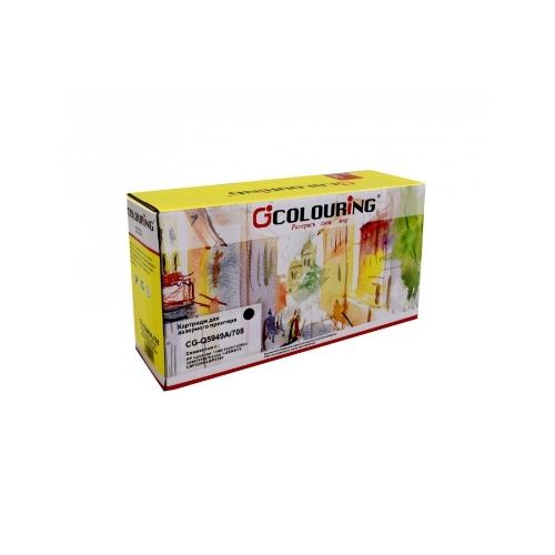 Картридж лазерный Colouring CG-Q5949A/708 черный (2500 стр.) для HP LJ 1160/1320/1320N/3390/3392/Canon LBP 3300