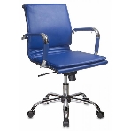 Кресло Бюрократ CH-993-Low/blue синий, экокожа