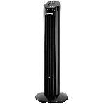 Колонный вентилятор BRAYER BR4958BK, механ.упр.,пульт ДУ,вращение90°,мощ-ть50Вт,защита от перегрева