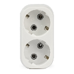 Разветвитель Smartbuy (SBE-16-A02-2z) 2 гнезда белый