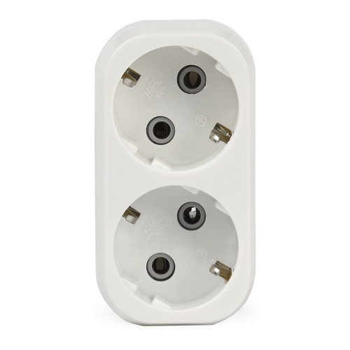 Разветвитель Smartbuy (SBE-16-A02-2z) 2 гнезда белый
