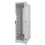 Шкаф телекоммуникационный напольный 42U (600 × 1000) дверь перфорированная, задние двойные перф.
