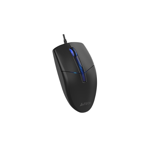 Мышь проводная A4Tech N-530S черный, 1200 dpi, USB, кнопки - 3