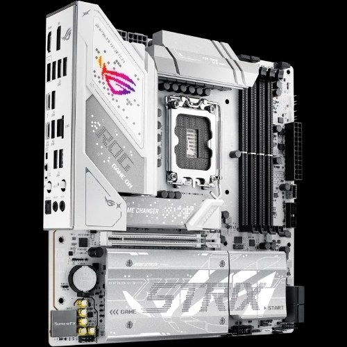 Материнская плата ASUS ROG STRIX B860-G GAMING WIFI, LGA 1851, Intel B860, 4xDDR5, 4xSATA, 4xM.2, 1xPCIe 5.0 x16, 1xDP, 1xHDMI, 1xThunderbolt 4, 1x 2.5Gb LAN, 1xUSB-C 20Gbps, 1xUSB-A 10Gbps, 3xUSB-A 5Gbps, 4xUSB-A 2.0, 2x3.5 мм, 7.1, mATX