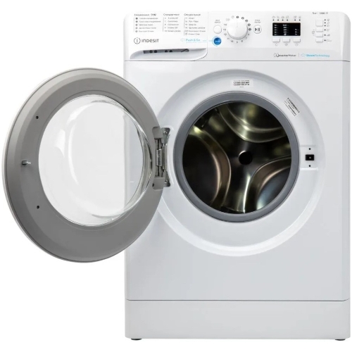 Стиральная машина Indesit BWSA 5109 WWV белый, загрузка фронтальная 5 кг, 1000 об/мин., класс: А