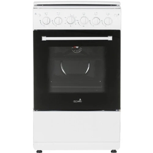 Плита газовая Cezaris ПГ 2150-10 белый, конфорок 4 шт, духовка 43 л, 51 см x 85 см x 55 см