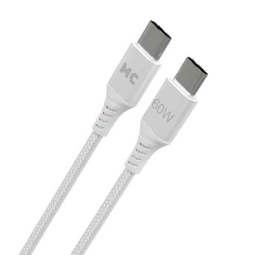 Кабель MORE CHOICE (4620202554116) K69aa 2м USB 3.0A PD 60W для Type-C Type-C- 2м, белый