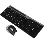 Комплект клавиатура+мышь A4Tech FStyler FB2535C беспроводной, USB + Bluetooth, 2000 DPI, черный