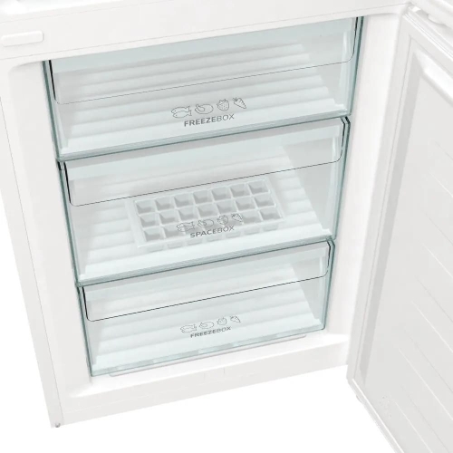 Холодильник Gorenje NRK6201EW4 белый двухкамерный 235/96 л морозилка снизу, No Frost