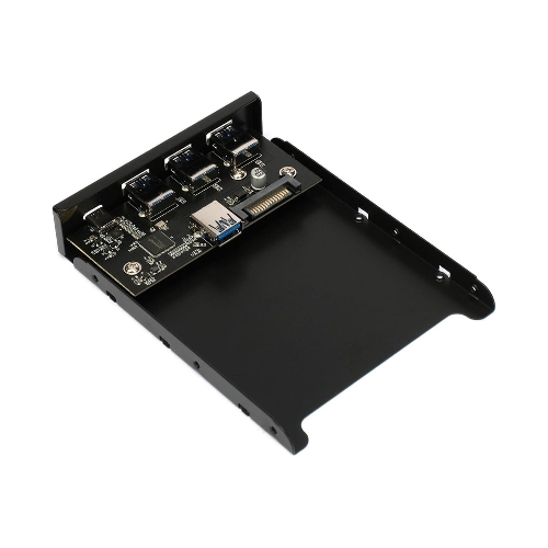 Планка USB 3.0 на переднюю панель 3.5" Gembird, FP3.5-USB3-3A1C, USB/Type-C, USB-A 3.0/Type-C
