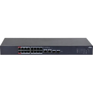 Коммутатор Dahua DH-CS4218-16ET-190, 2×1 Гбит/с + 2×1 Гбит/с Combo + 2×1 Гбит/с SFP, управляемый
