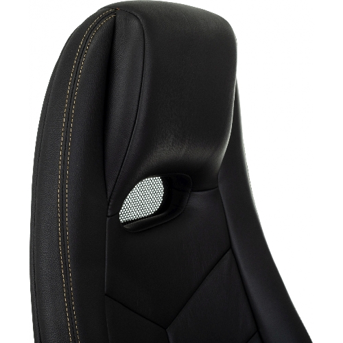 Кресло Бюрократ Zen/Black черный, кожа