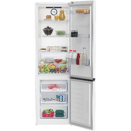 Холодильник Beko B3R0CNK402HW белый двухкамерный 257/100л морозилка снизу, No Frost