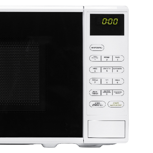 Микроволновая печь BBK 20MWS-728S/W белый/черный, 20 л, 700 Вт, переключатели - сенсор