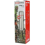 Термос Starwind 20-1200 1.2 л, серебристый/красный, картонная коробка