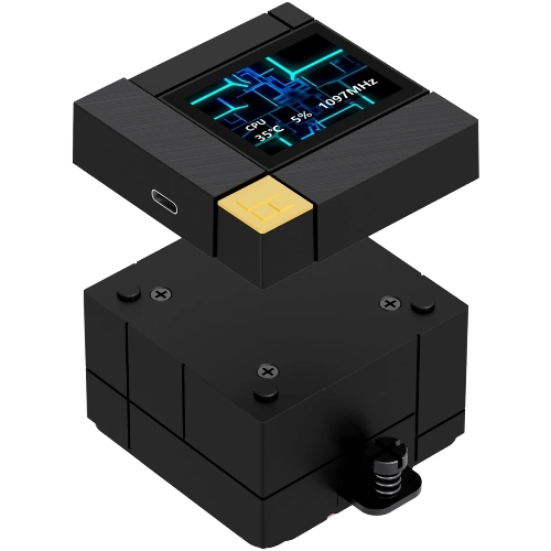 Система жидкостного охлаждения Thermalright Core Matrix 240 Vision (240мм, LED, Black, ARGB/Fans: 2x120мм, 68.9CFM, 28.2dBA, 2000RPM/Pump height 64.4мм, Rad thickness 27мм/S: 1700, 1200, 1851, 115X, AM5, AM4)