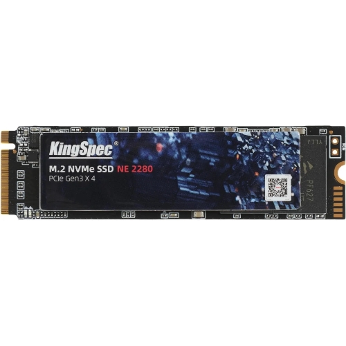 Накопитель SSD KingSpec NE-128, 128Gb, PCIe 3.0 x4, M.2 2280, R/W 1800/600