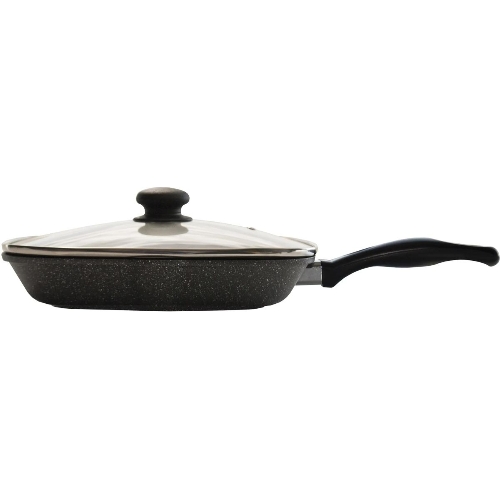 Сковорода-гриль StarWind Chef SW-CH3027GGR, 27х27 см, серый