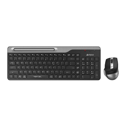 Комплект клавиатура+мышь A4Tech FStyler FB2535C беспроводной, USB + Bluetooth, 2000 DPI, черный