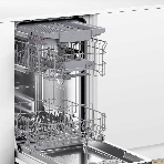 Встраиваемая посудомоечная машина Bosch SPV4EMX10E, серебристый, 44.8 см, 10 компл., 44 дБ, класс C