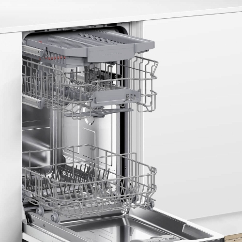 Встраиваемая посудомоечная машина Bosch SPV4EMX10E, серебристый, 44.8 см, 10 компл., 44 дБ, класс C