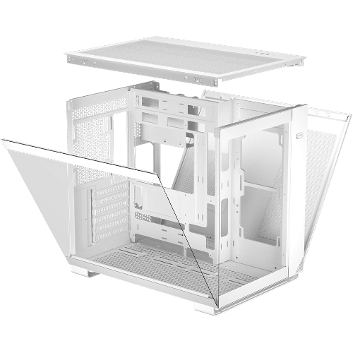 Компьютерный корпус без блока питания Case PCCooler C3T500 ARGB WH, Midi-Tower, TG, 6x120мм ARGB, 1xUSB-C 3.1 + 2xUSB-A 3.0, ATX, mATX, mITX белый