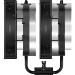 Кулер для процессора PCCooler RT620 BK (250W, 4-pin PWM, 157mm, Al/Cu, 6x6mm, 2x120mm, 73.32CFM, 34.9dBA, 2200RPM, S: 1851/1700/1200/115X, AM5/AM4, black)