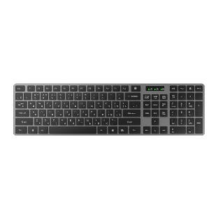 Клавиатура беспроводная Maxvi KWS-02 dark grey