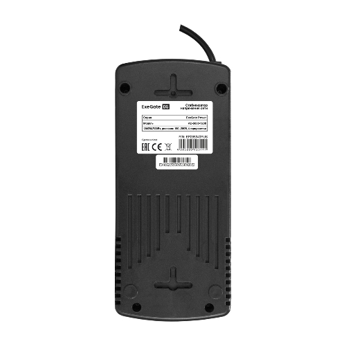 Стабилизатор ExeGate Power AD5000-1200 (1200VA/600W, диапазон 150...280В, 4 евророзетки)
