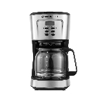 Кофеварка капельная Maunfeld MF-722S серебристый/черный, исп. кофе - молотый, 1.5 л, 900 Вт.