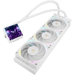 Водяное охлаждение для процессора Thermalright Hyper Vision 360 (360mm, LED, White, ARGB/Fans: 3x120mm, 69CFM, 27dBA, 2150RPM/Pump height 68mm, 6400RPM, Rad thickness 27mm/S: 1700, 1200, 1851, 115X, 2011, 2066, AM5, AM4)
