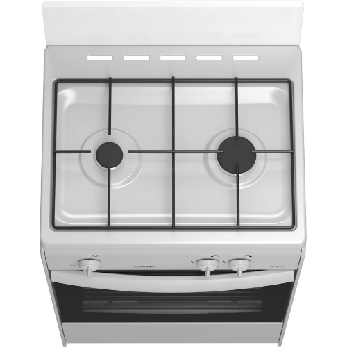 Плита газовая Darina 1AS GM 521 001 W белый/черный, конфорок 2 шт, духовка 45 л, 50 см x 85 см x 41 см