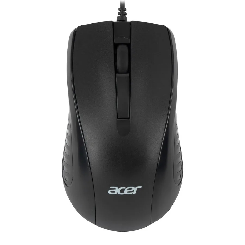 Мышь проводная Acer OMW136 черный, 1200 dpi, USB, кнопки - 3