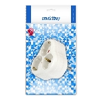 Тройник Smartbuy (SBE-16-A01-3z) 3 гнезда с заземлением круглый белый 16А 250В