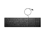 Клавиатура HP 320K проводная, USB Type-A, чёрный