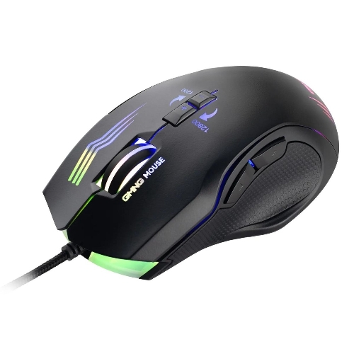 Мышь проводная GMNG 930GM черный, 12800 dpi, USB, кнопки - 7