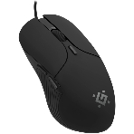 Мышь проводная Defender Oria GM-178 черный, 3600 dpi, USB, кнопки - 6
