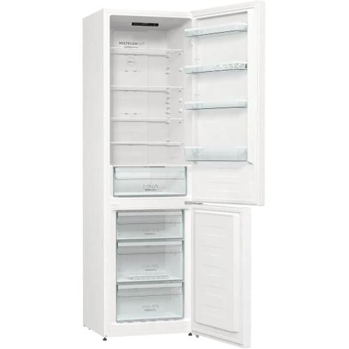 Холодильник Gorenje NRK6201EW4 белый двухкамерный 235/96 л морозилка снизу, No Frost