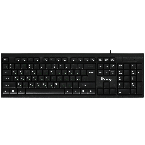 Комплект клавиатура+мышь Smartbuy ONE SBC-114282-K проводной, USB, 2400 DPI, чёрный