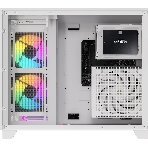 Компьютерный корпус AeroCool/Formula Crystal Z9ML Floe белый без БП mATX 4x120мм 2xUSB 3.0 1xUSB3.1 audio bott PSU