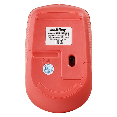 Мышь беспроводная Smartbuy (SBM-202AG-R) ONE 202AG-R красный
