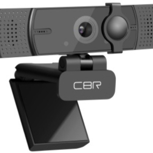 Веб-камера CBR CW-872FHD 1920x1080, 30 кадр/с, USB Type-A, микрофон (шумоподавление), автоматическая фокусировка, шторка приватности, универсальное крепление