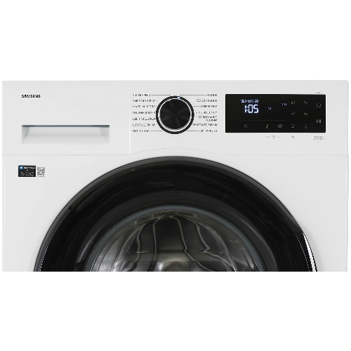 Стиральная машина Samsung WW90DG5U34AELP белый, загрузка фронтальная 9 кг, 1400 об/мин., класс: A