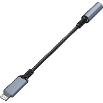 Переходник Defender JACK03-02 PRO 3.5 jack(F)-Lightning(M) c ЦАП 1