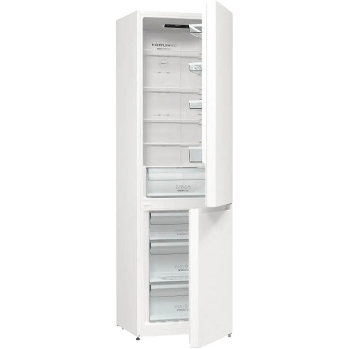 Холодильник Gorenje NRK6201EW4 белый двухкамерный 235/96 л морозилка снизу, No Frost